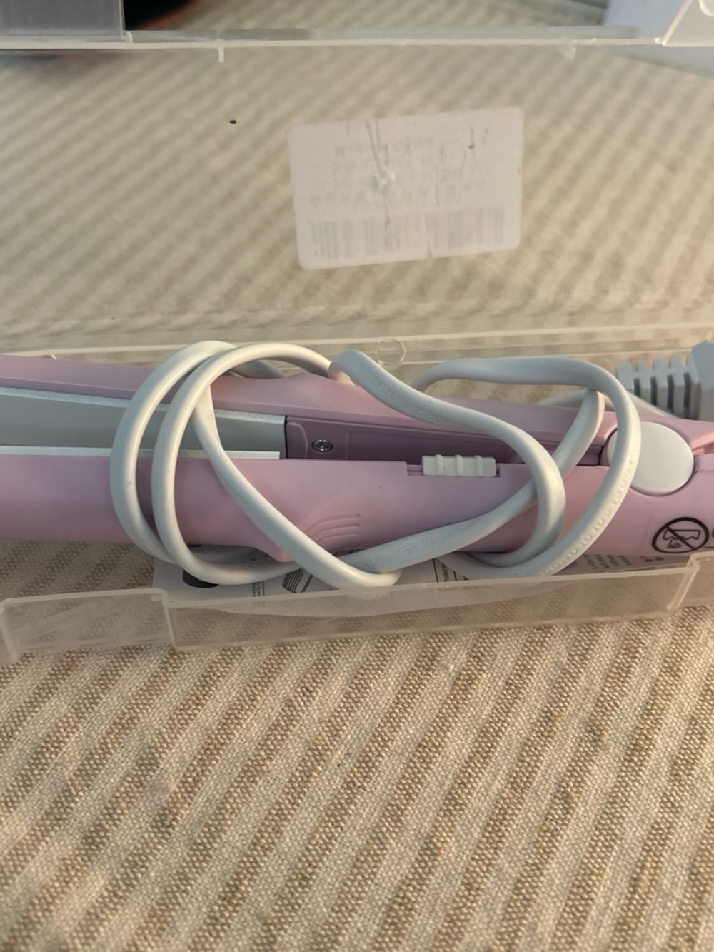 Amazon Pink Travel Hair Straightener Flat Iron
